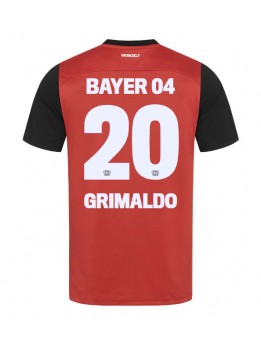 Billige Bayer Leverkusen Alejandro Grimaldo #20 Hjemmedrakt 2024-25 Kortermet